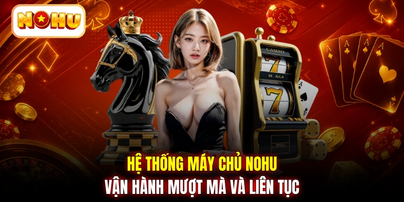 Hệ thống máy chủ NOHU vận hành mượt mà và liên tục